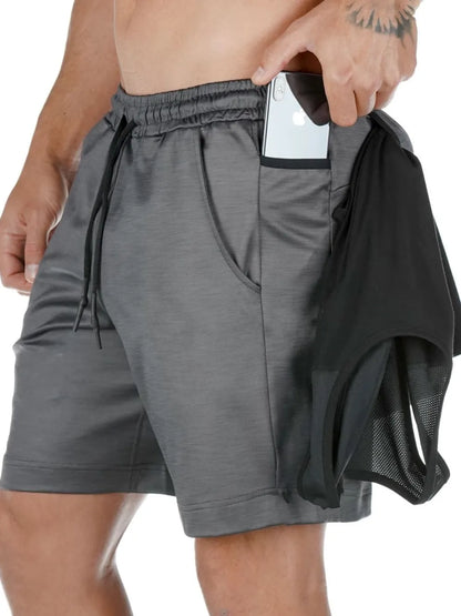 Men's Drawstring Active Shorts with Pockets Carauana Store