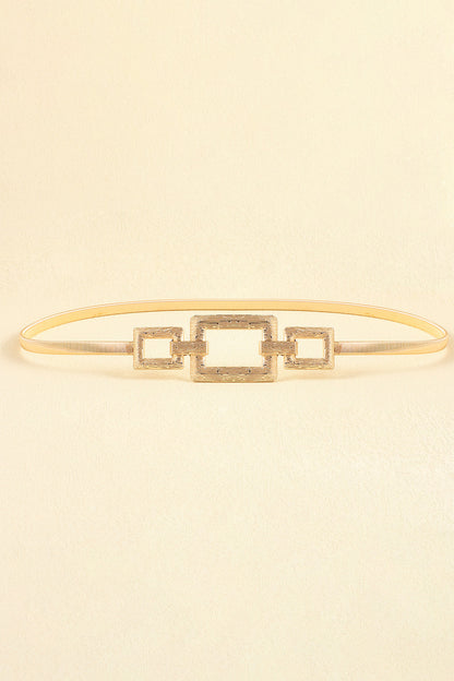 Square Shape Zinc Alloy Buckle Iron Belt Carauana Store