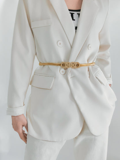 Knot Buckle Metal Belt Carauana Store