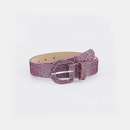 Sequin PU Leather Belt Carauana Store