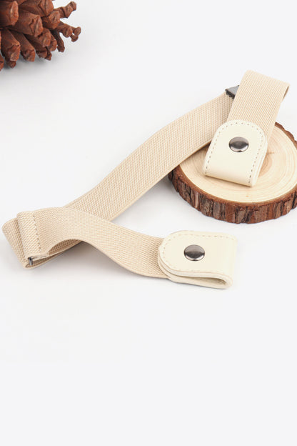 PU Elastic Snap Closure Belt Carauana Store
