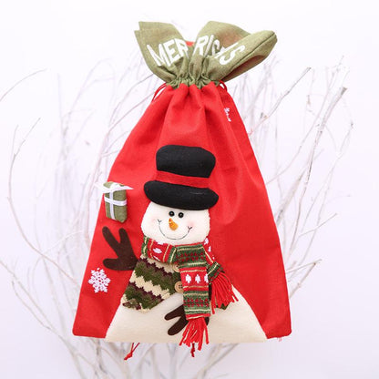 Drawstring Christmas Gift Bag Carauana Store