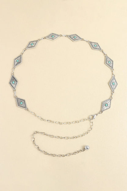 Vintage Turquoise Alloy Belt Carauana Store