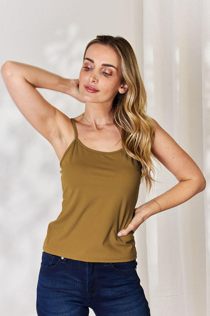 Basic Bae Full Size Round Neck Slim Cami Carauana Store