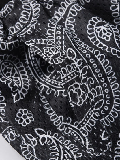 Men's Drawstring Printed Shorts Carauana Store