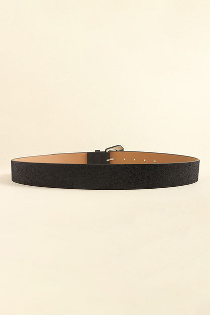 Glitter PU Leather Belt Carauana Store