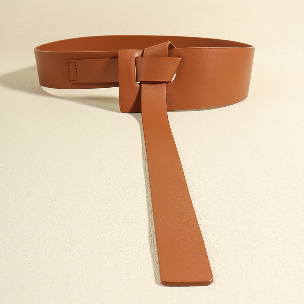 Knot Detail PU Belt Carauana Store