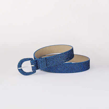 Sequin PU Leather Belt Carauana Store