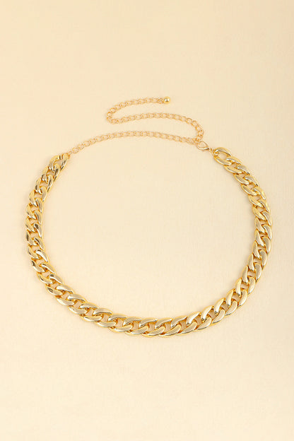 Adjustable Curb Chain Belt Carauana Store