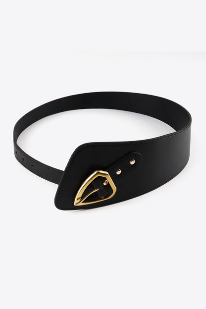Irregular PU Leather Belt Carauana Store