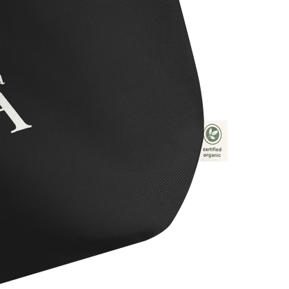 CARAUANA Large organic tote bag Black Carauana Store
