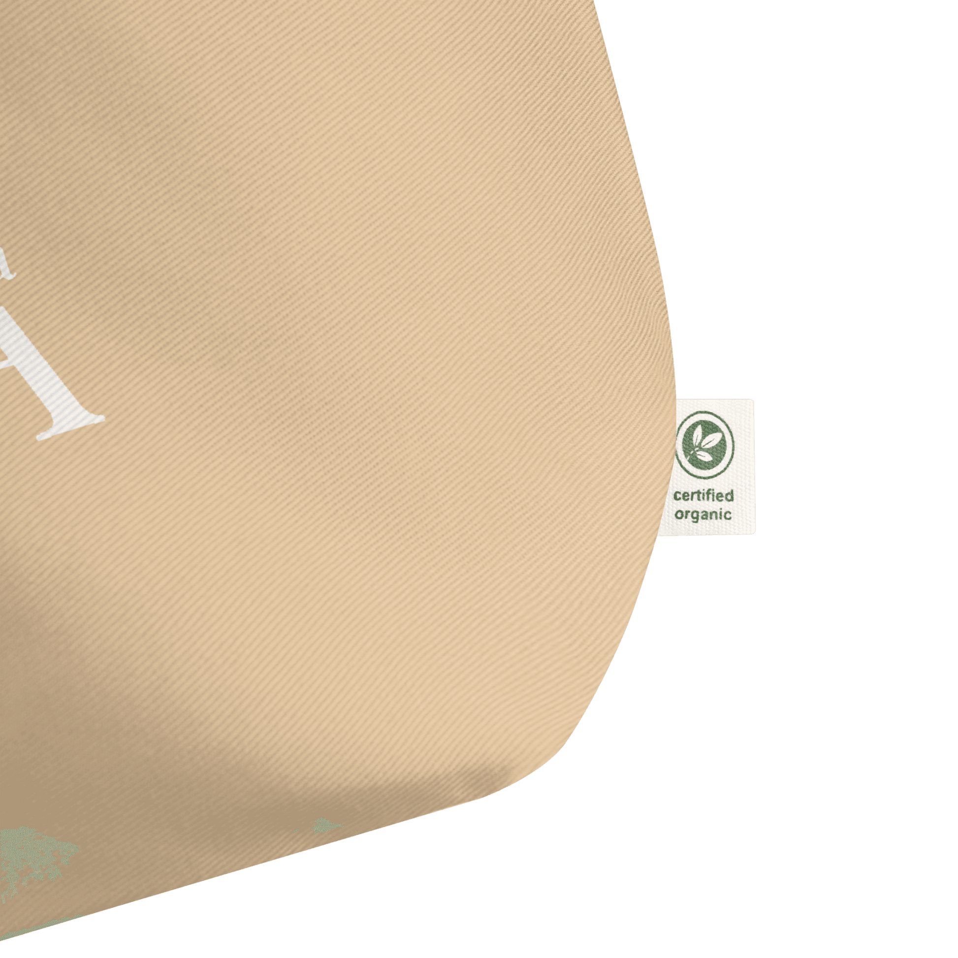 CARAUANA Large organic tote Bag Beige Carauana Store