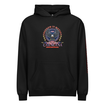 CaRaUaNa Unisex Hoodie Black Cotton - CaRaUaNa Fashion