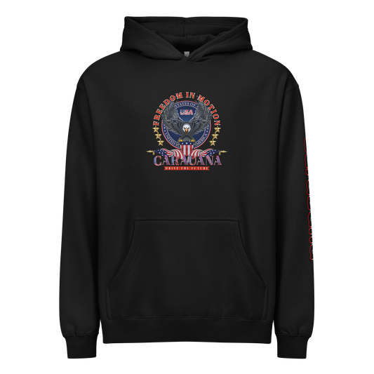 CaRaUaNa Unisex Hoodie Black Cotton - CaRaUaNa Fashion