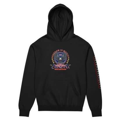 CaRaUaNa Unisex Hoodie Black Cotton - CaRaUaNa Fashion