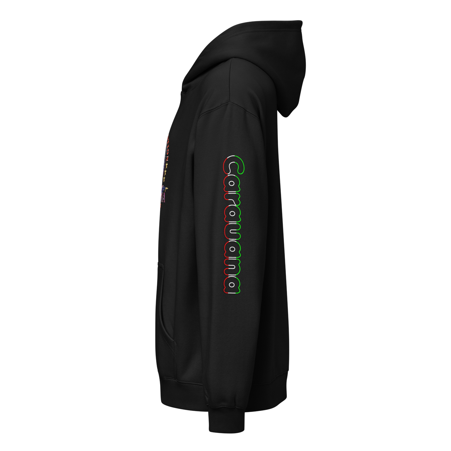 CaRaUaNa Unisex Hoodie Black Cotton - CaRaUaNa Fashion