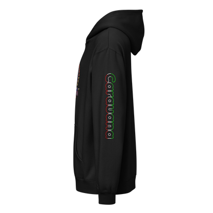 CaRaUaNa Unisex Hoodie Black Cotton - CaRaUaNa Fashion