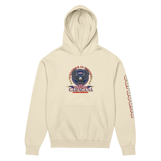 CaRaUaNa unisex hoodie Beige cotton - CaRaUaNa Fashion