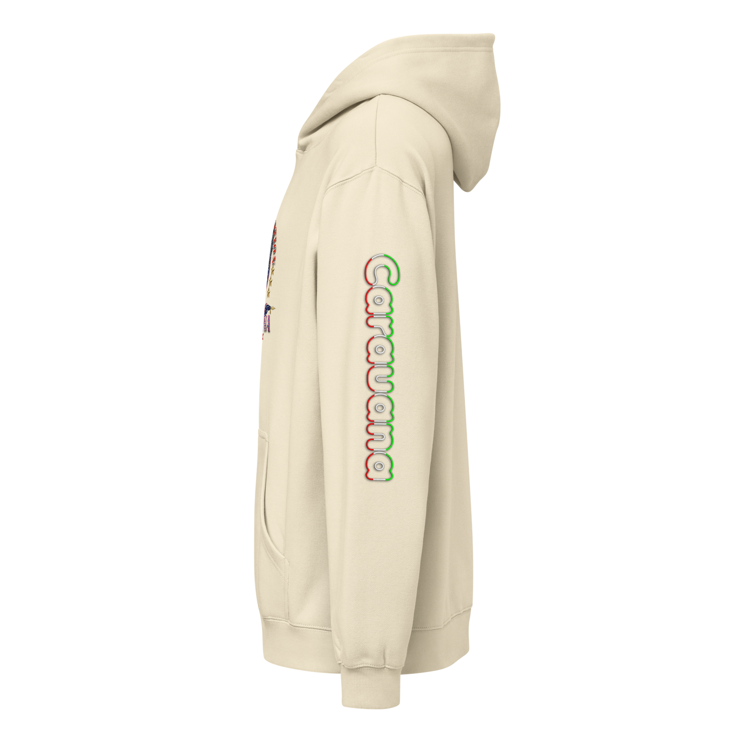 CaRaUaNa unisex hoodie Beige cotton - CaRaUaNa Fashion