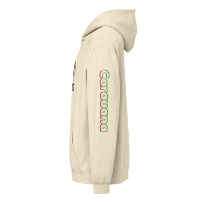 CaRaUaNa unisex hoodie Beige cotton - CaRaUaNa Fashion