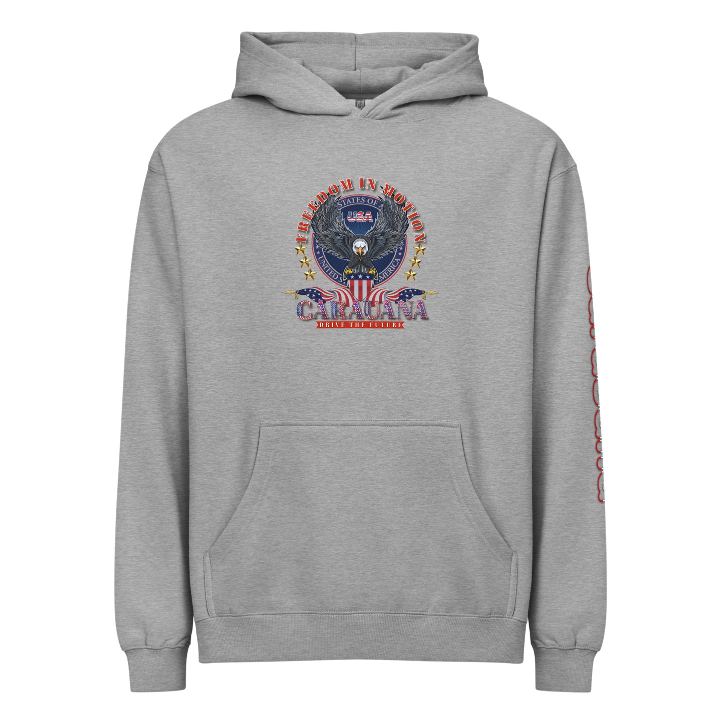 CaRaUaNa unisex hoodie Grey Cotton - CaRaUaNa Fashion