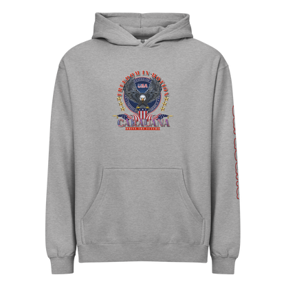 CaRaUaNa unisex hoodie Grey Cotton - CaRaUaNa Fashion