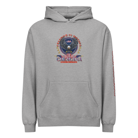 CaRaUaNa unisex hoodie Grey Cotton