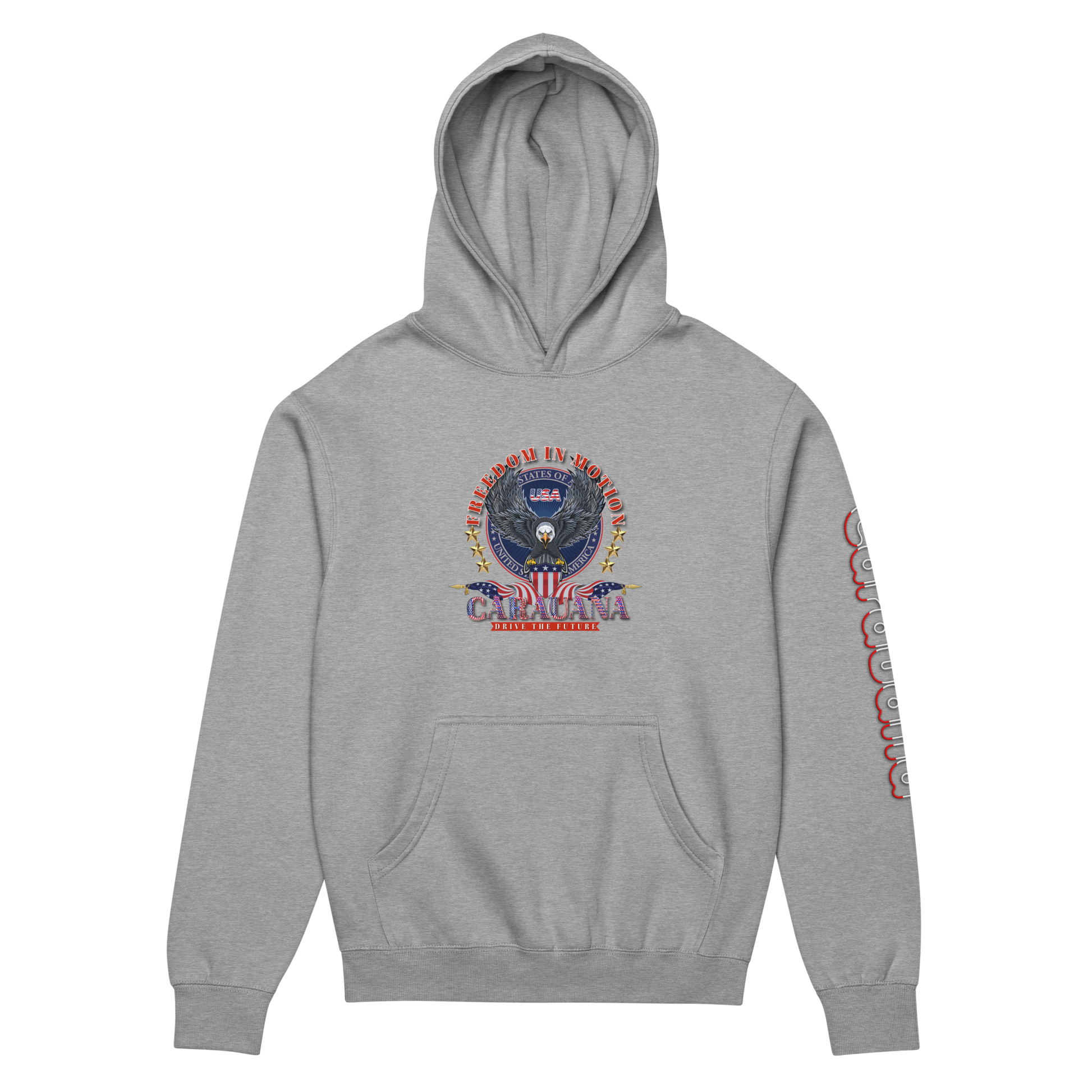 CaRaUaNa unisex hoodie Grey Cotton - CaRaUaNa Fashion