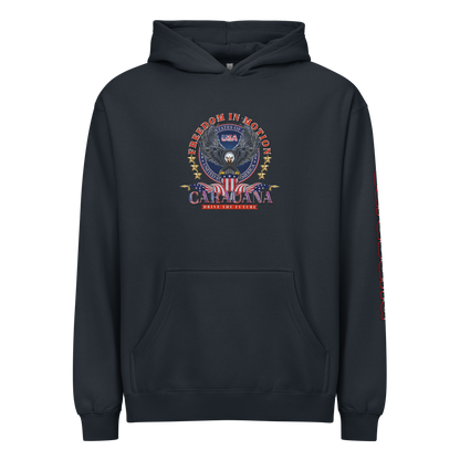 CaRaUaNa Unisex Hoodie Navy Cotton - CaRaUaNa Fashion