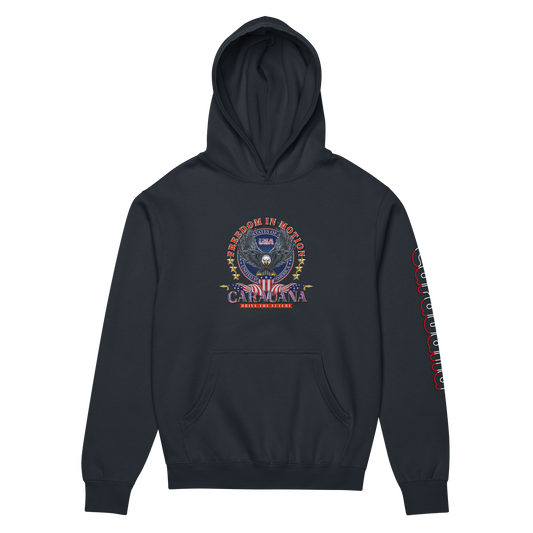 CaRaUaNa Unisex Hoodie Navy Cotton - CaRaUaNa Fashion