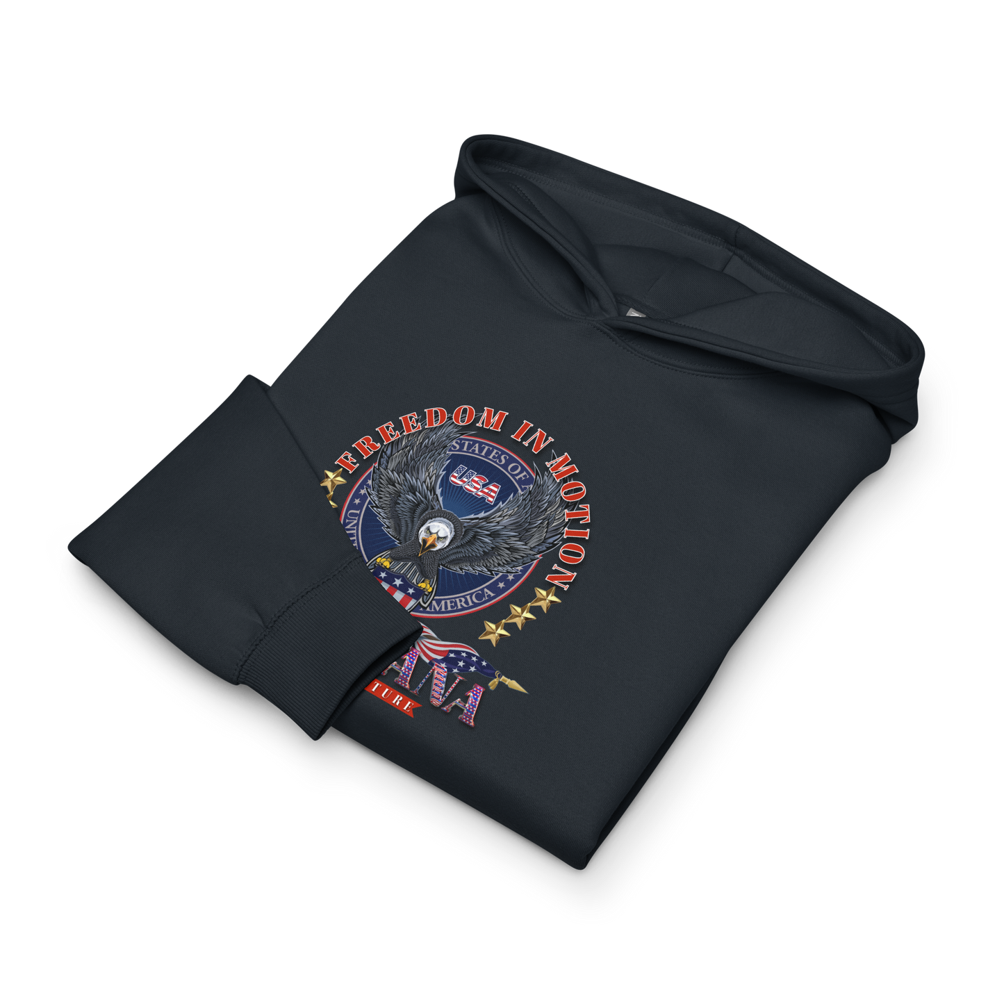 CaRaUaNa Unisex Hoodie Navy Cotton - CaRaUaNa Fashion