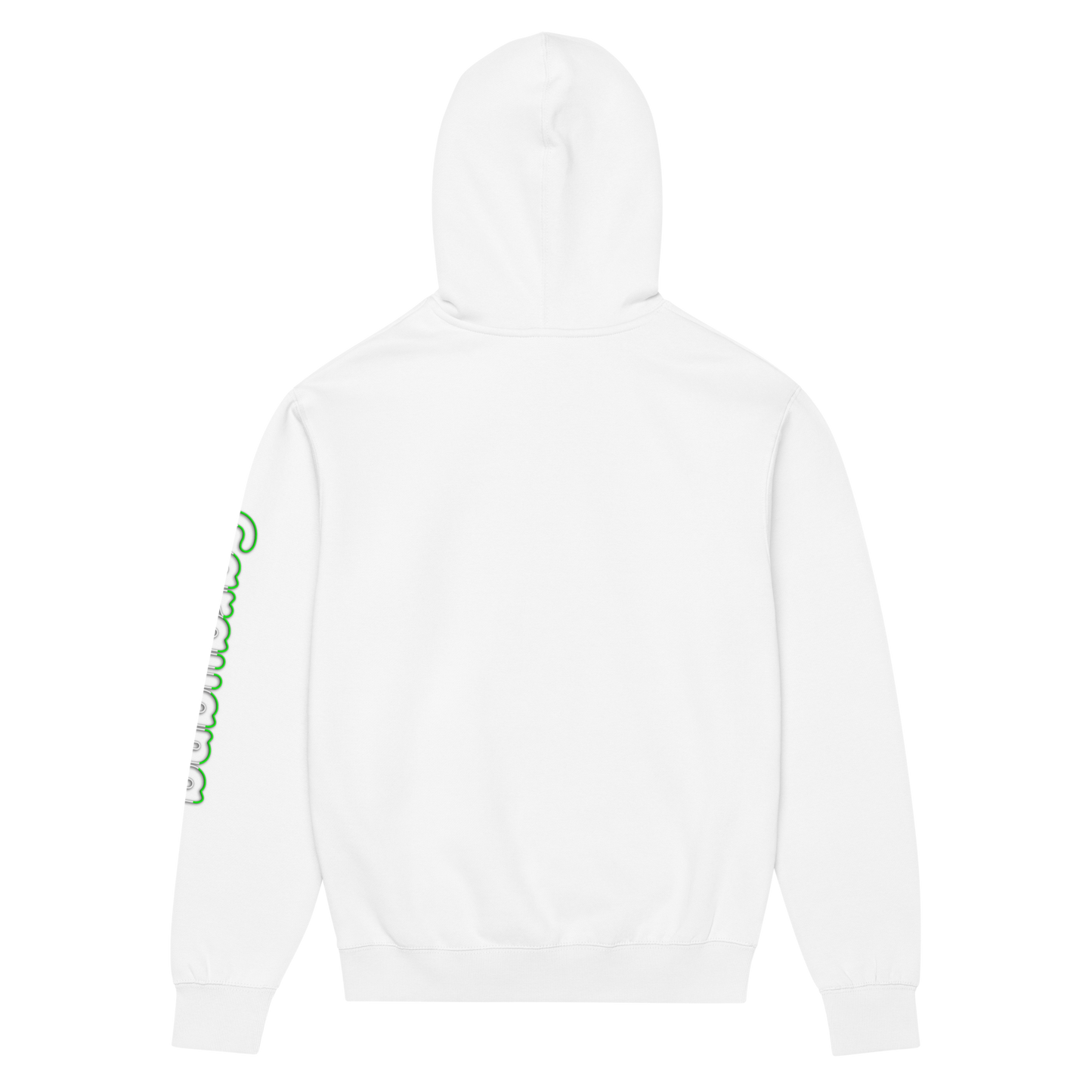 CaRaUaNa unisex hoodie white cotton - CaRaUaNa Fashion