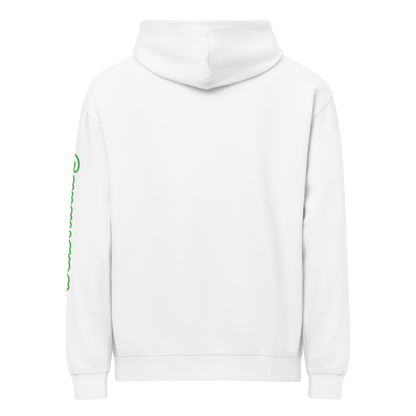 CaRaUaNa unisex hoodie white cotton - CaRaUaNa Fashion