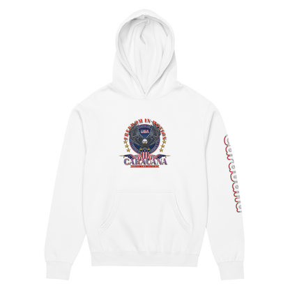 CaRaUaNa unisex hoodie white cotton - CaRaUaNa Fashion