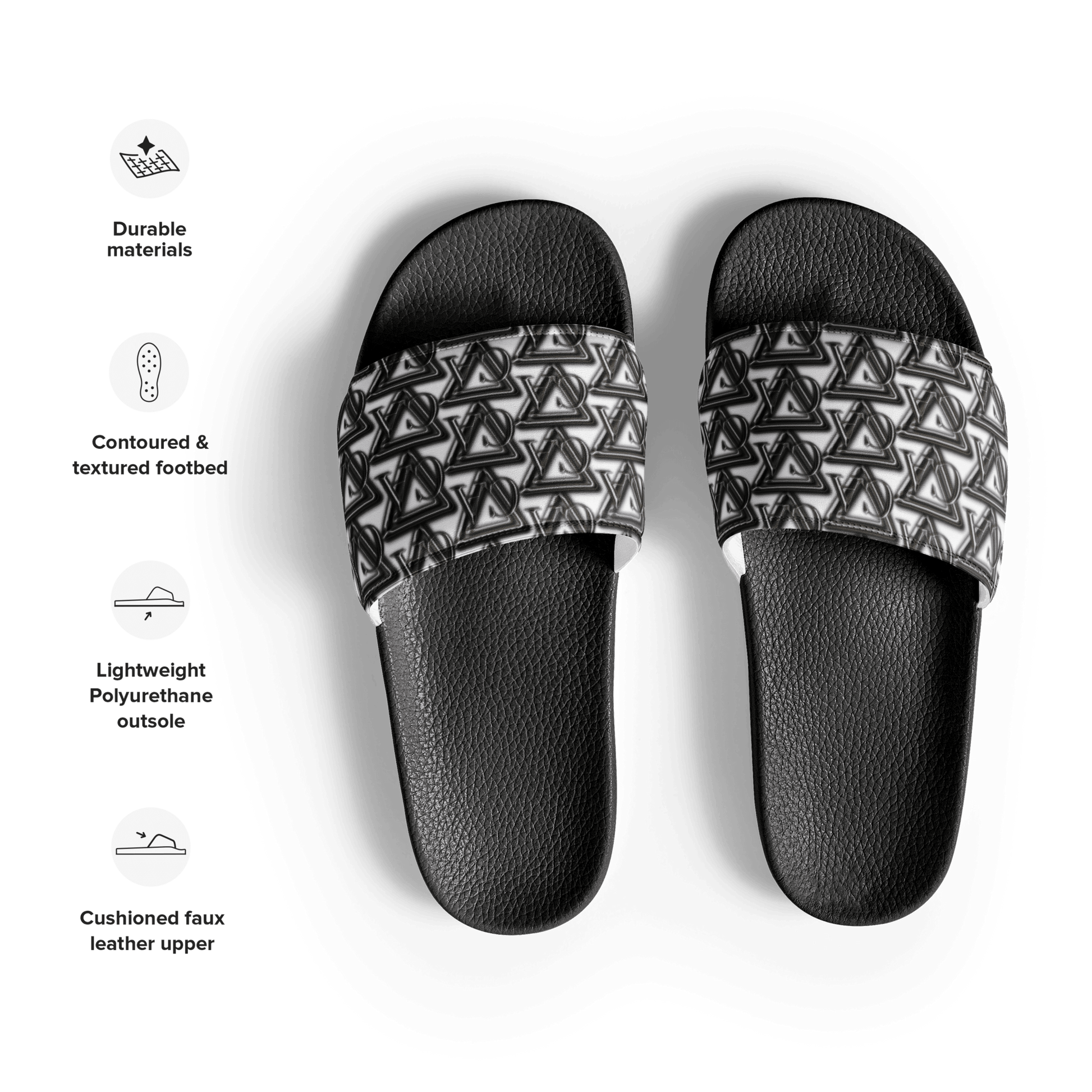 CARAUANA slides Men’s Black Branded Carauana Store