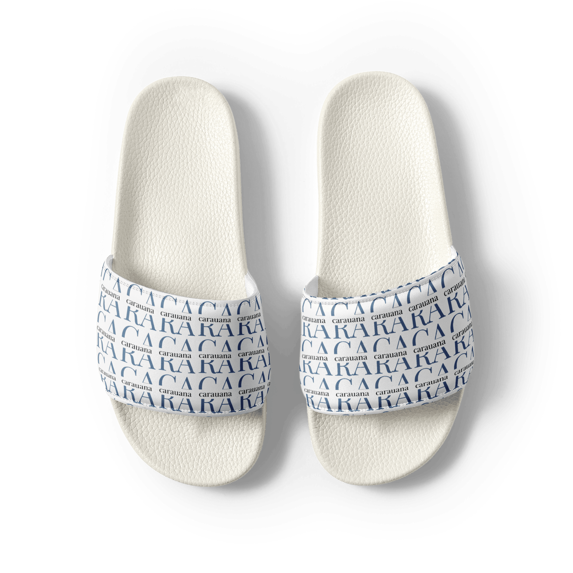 CARAUANA slides Men’s white Carauana Store