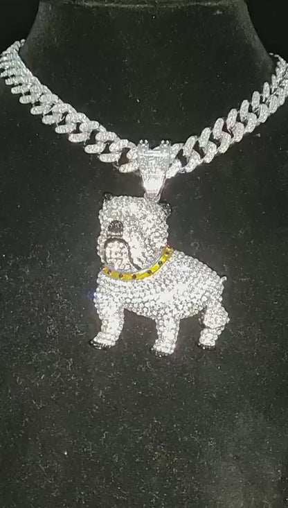 Hip hop Iced out Bling Lovely Dog