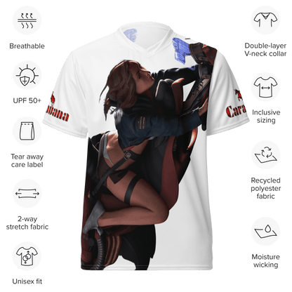 t-shirt sports jersey Carauana Store