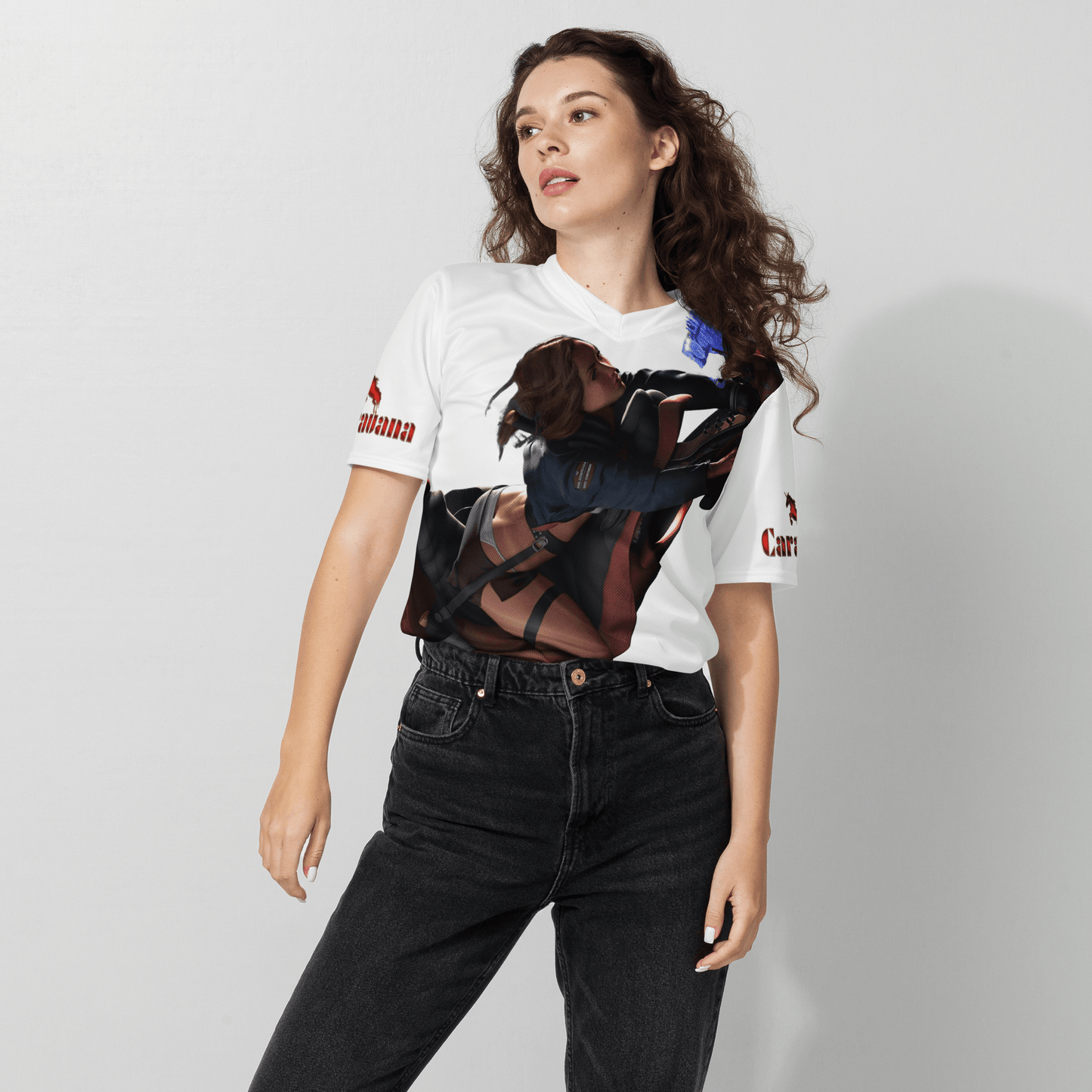 t-shirt sports jersey Carauana Store