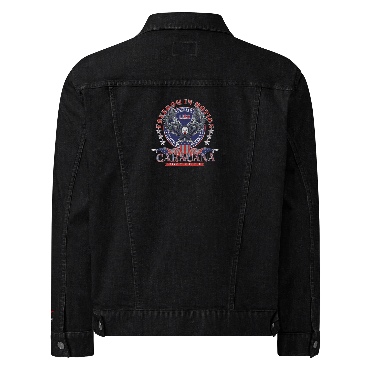 CaRaUaNa Original denim jacket Black Carauana Store