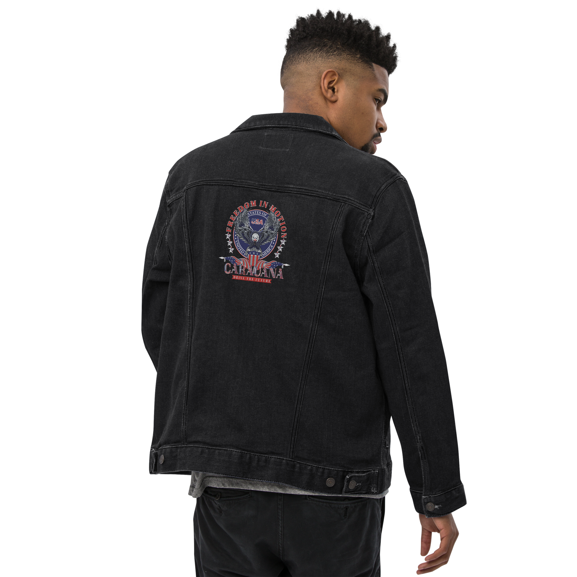 CaRaUaNa Original denim jacket Black Carauana Store