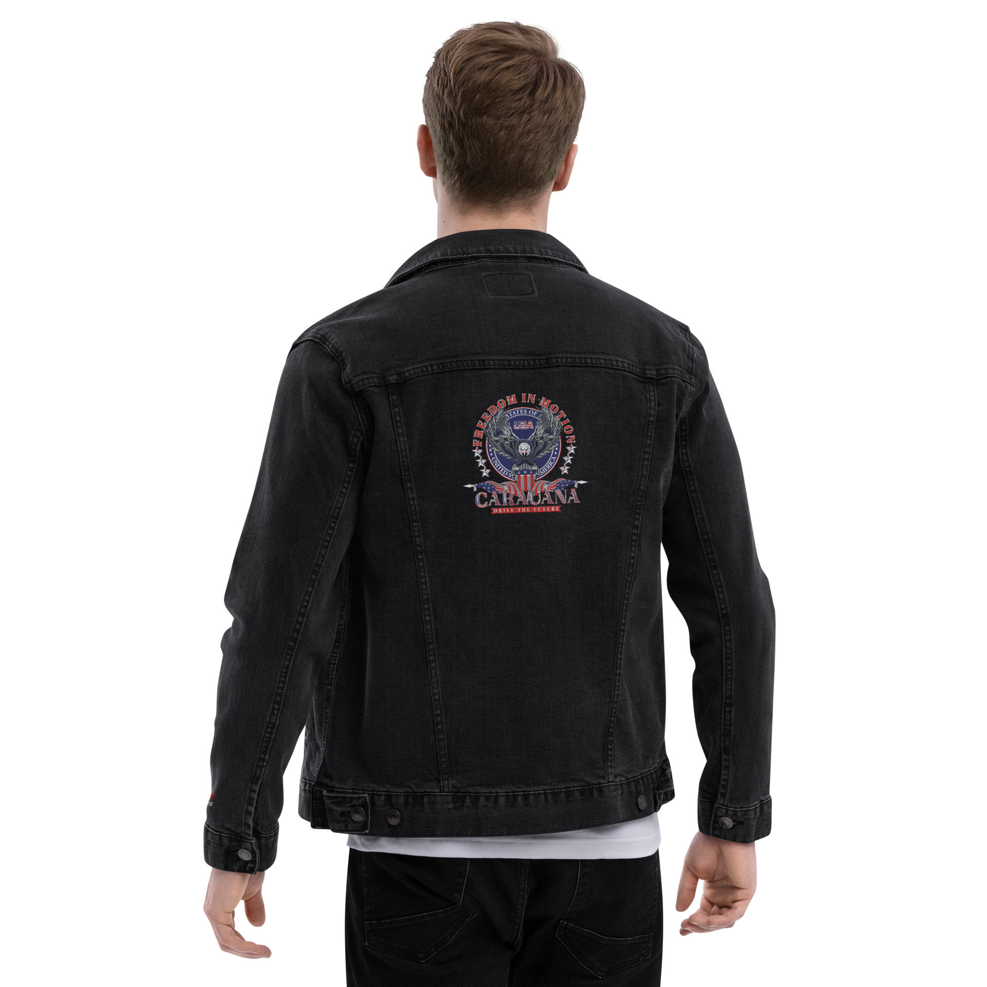 CaRaUaNa Original denim jacket Black Carauana Store