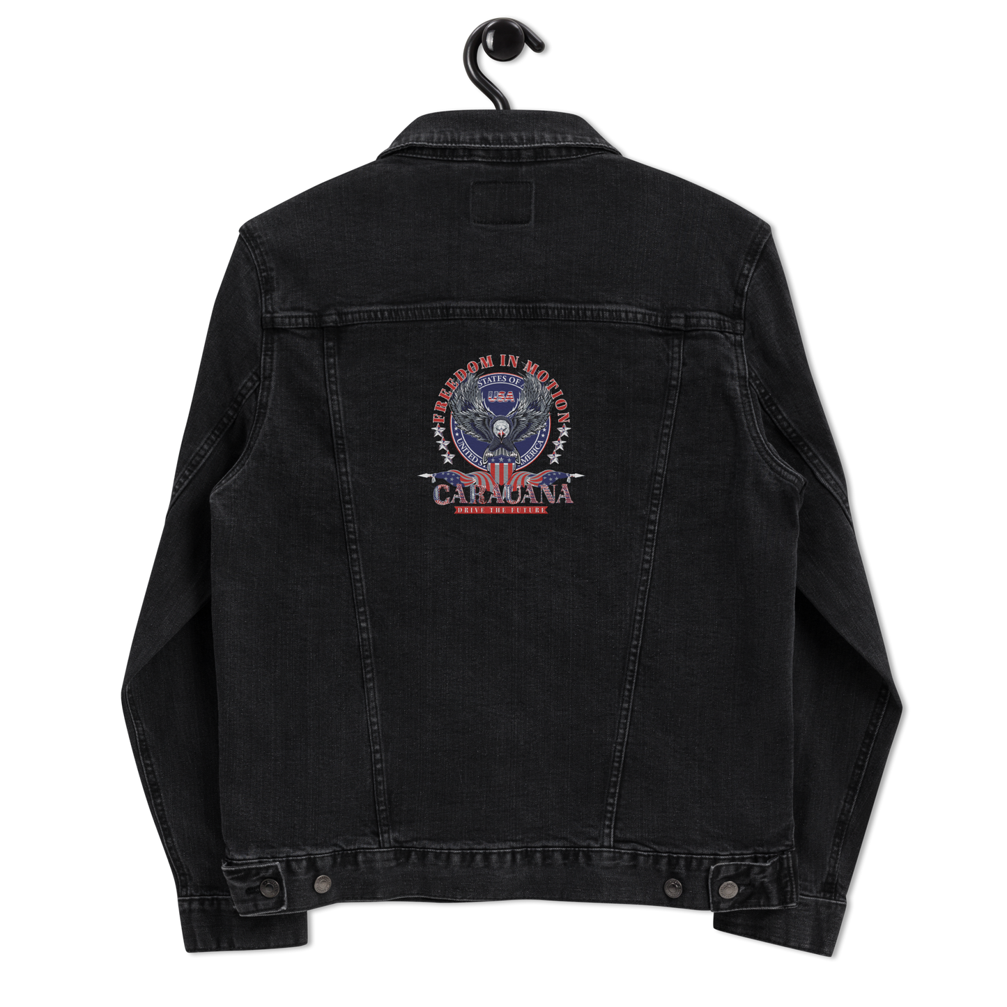 CaRaUaNa Original denim jacket Black Carauana Store