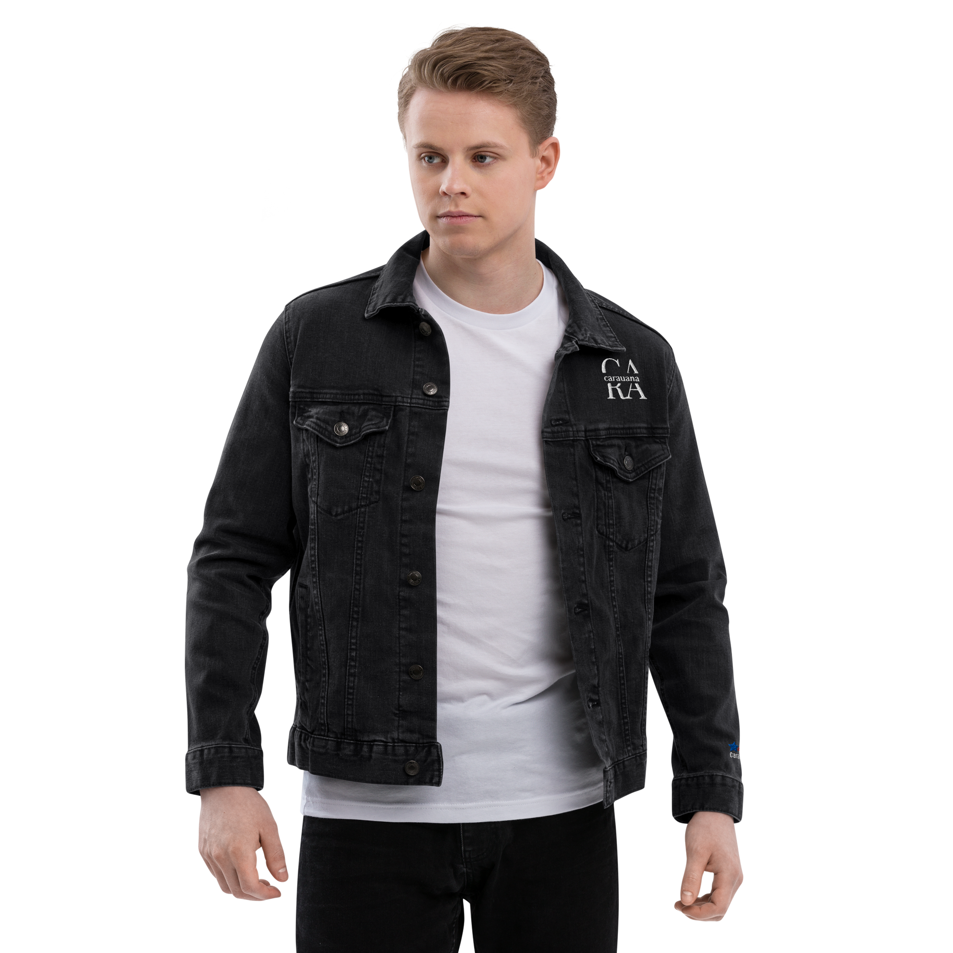 CaRaUaNa Original denim jacket Black Carauana Store