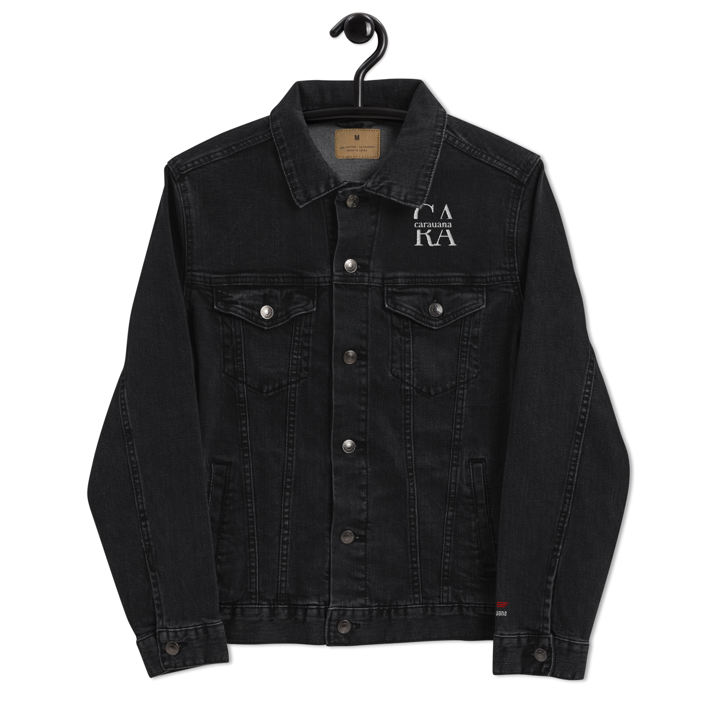 CaRaUaNa Original denim jacket Black Carauana Store