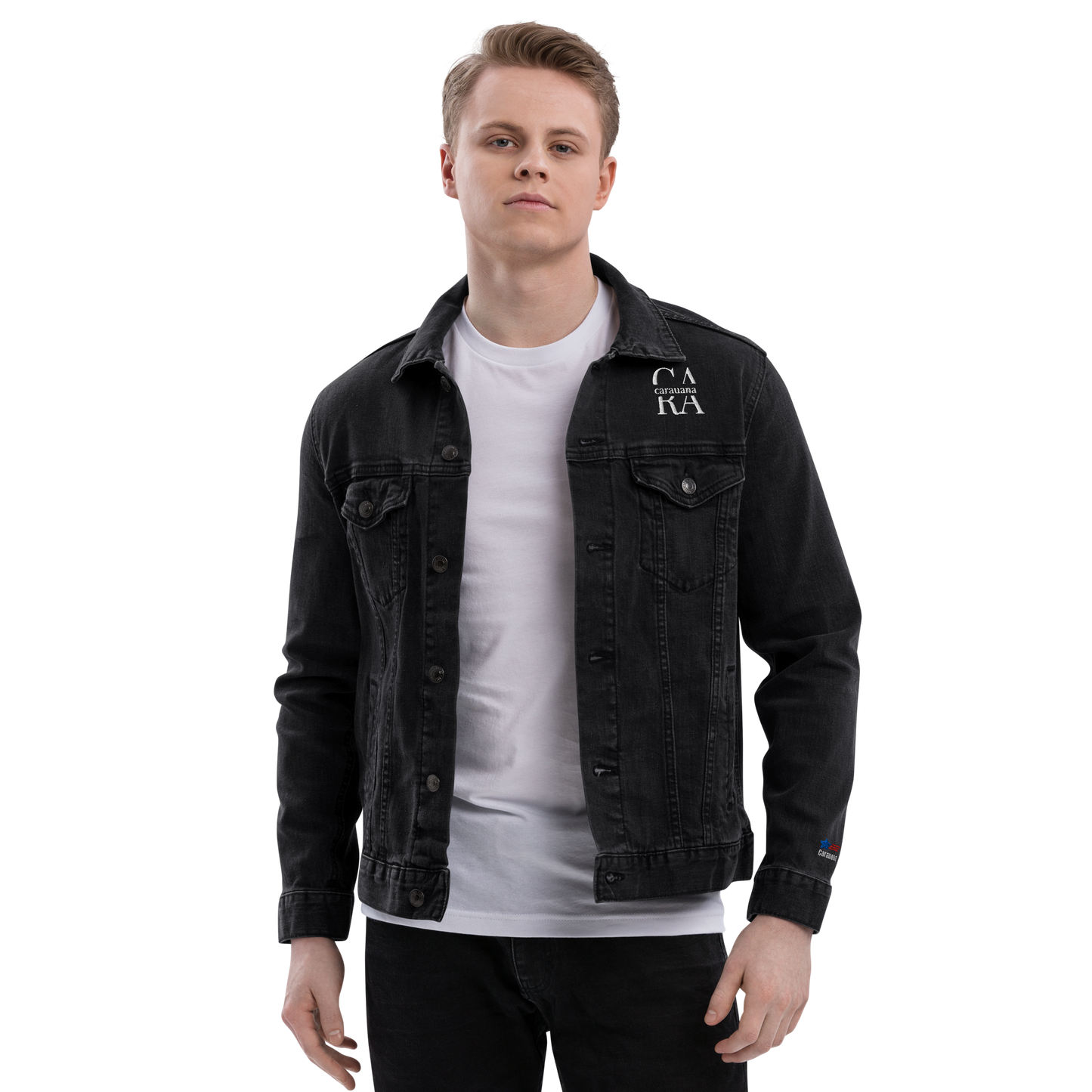 CaRaUaNa Original denim jacket Black Carauana Store