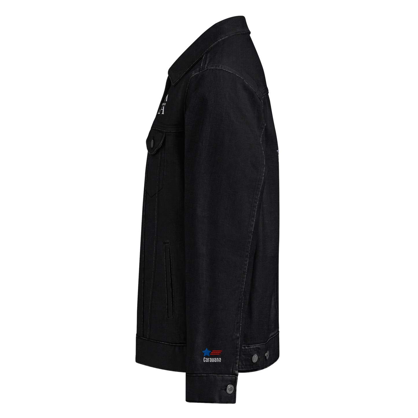 CaRaUaNa Original denim jacket Black Carauana Store