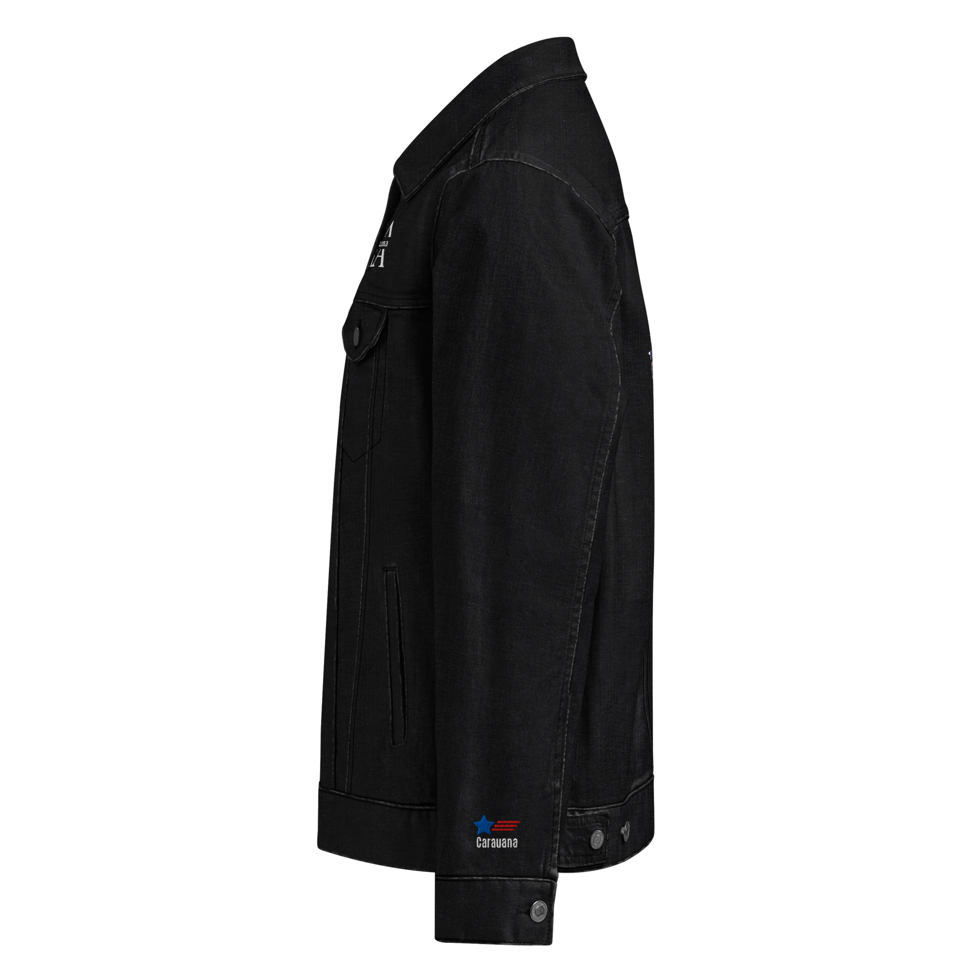CaRaUaNa Original denim jacket Black Carauana Store