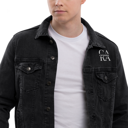 CaRaUaNa Original denim jacket Black Carauana Store