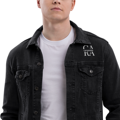 CaRaUaNa Original denim jacket Black Carauana Store